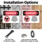 Signmission Radiation & Laser Sign, 7 in H x 10 in W, Plastic, Rectangle OS-2PACK-DS-P-710-L-1694 - alternate 5